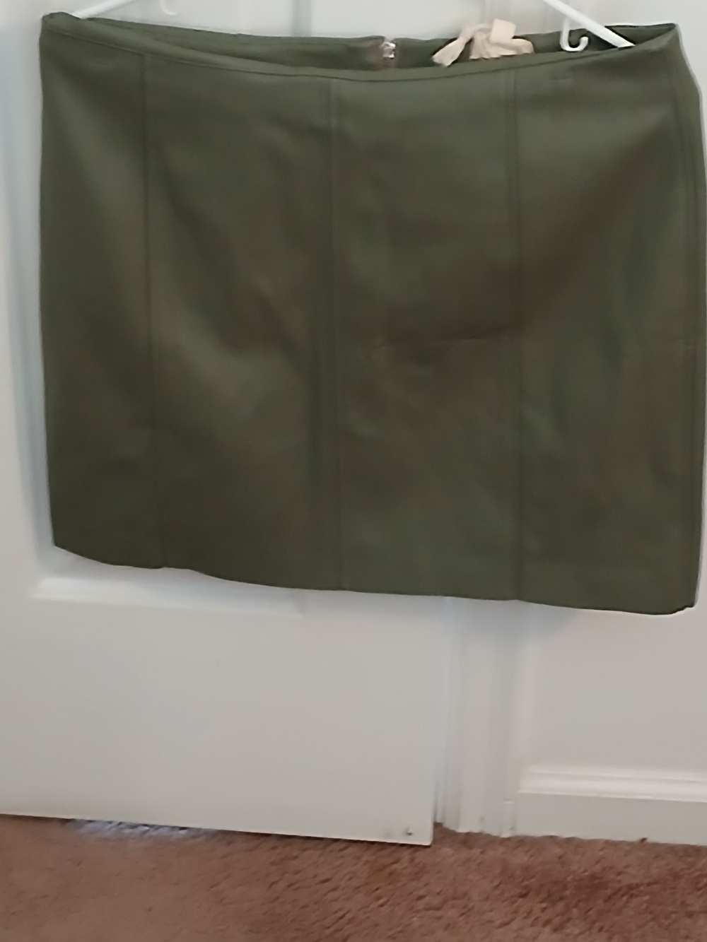 Olive Green Women's A-Line Skirt